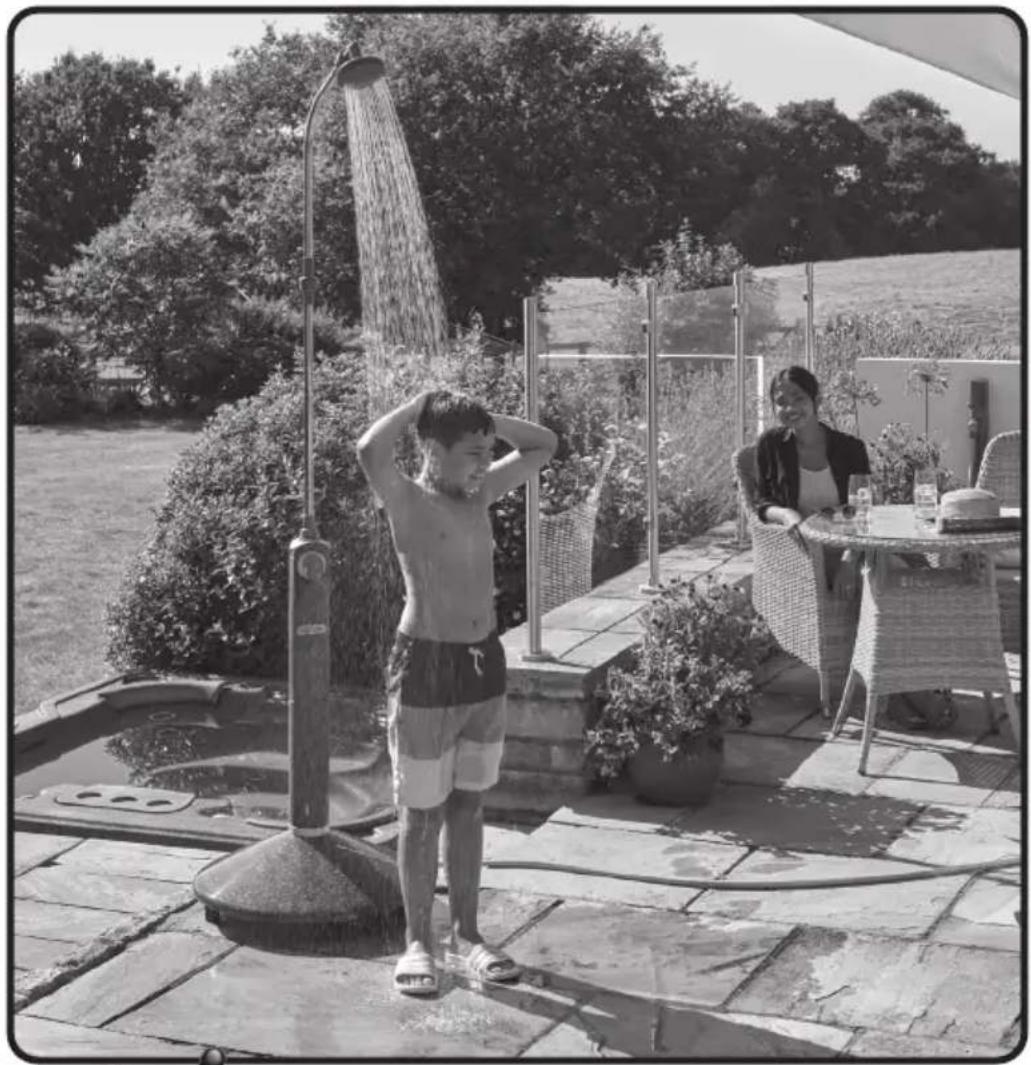 HOZELOCK 100-100-213 - Outdoor Solar Heated Shower - 1