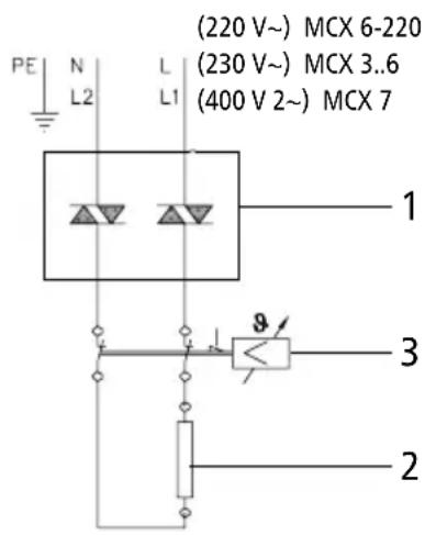 Clage MCX 3 - Branchement électrique - 1