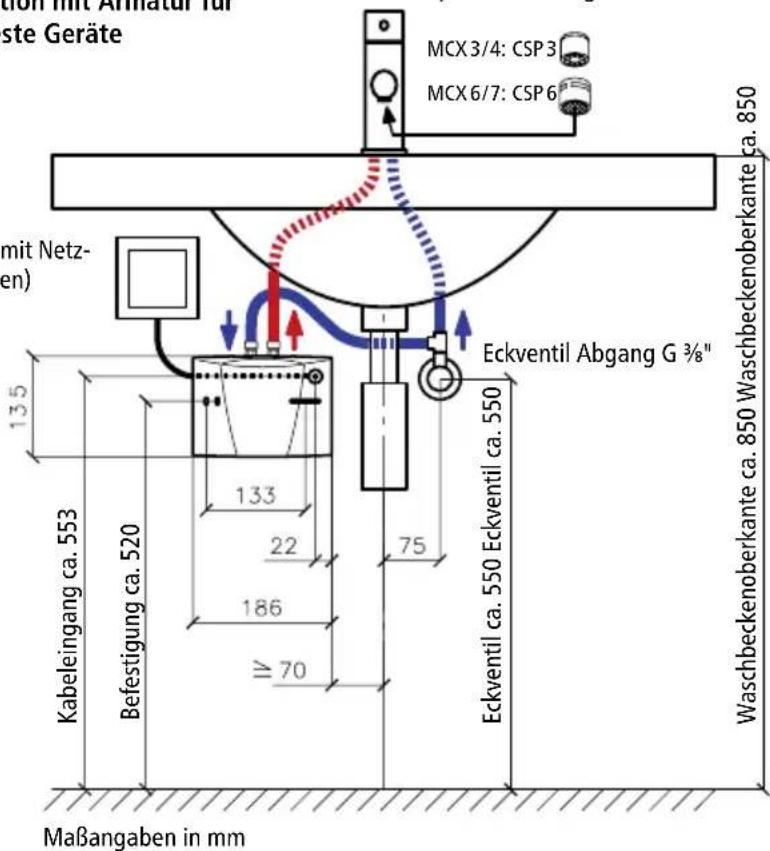 Clage MCX 3 - Installationsbeispiele - 5