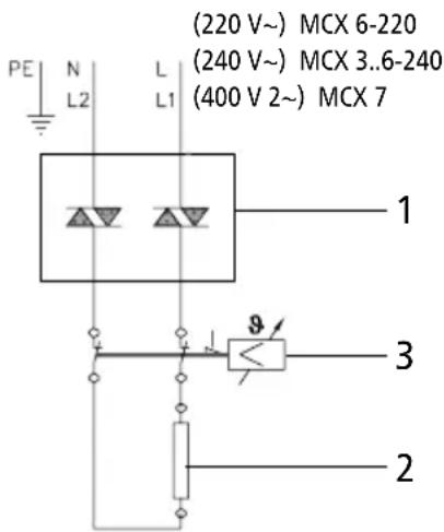 Clage MCX 3 - Podłączenie elektryczne - 1