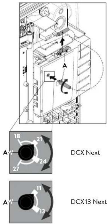 Clage DCX Next - Vermogensinstelling - 1
