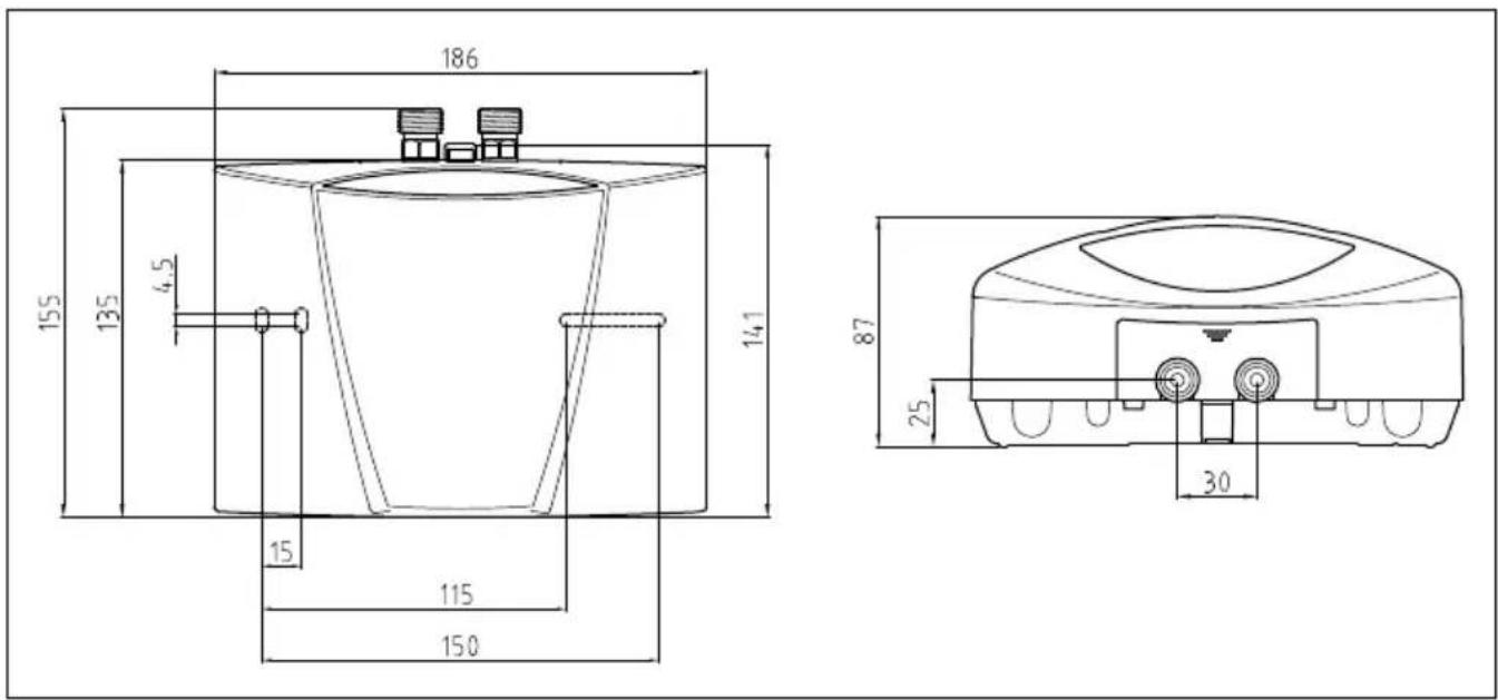 Clage M3 - Dimensions - 2