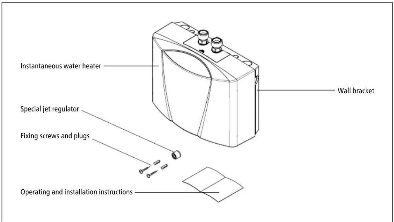 Clage M3 - Scope of delivery - 1