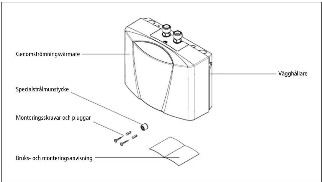 Clage M3 - Leveransomfattning - 1