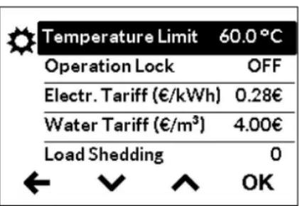 Clage DEX Next - Настройки "Settings" - 1