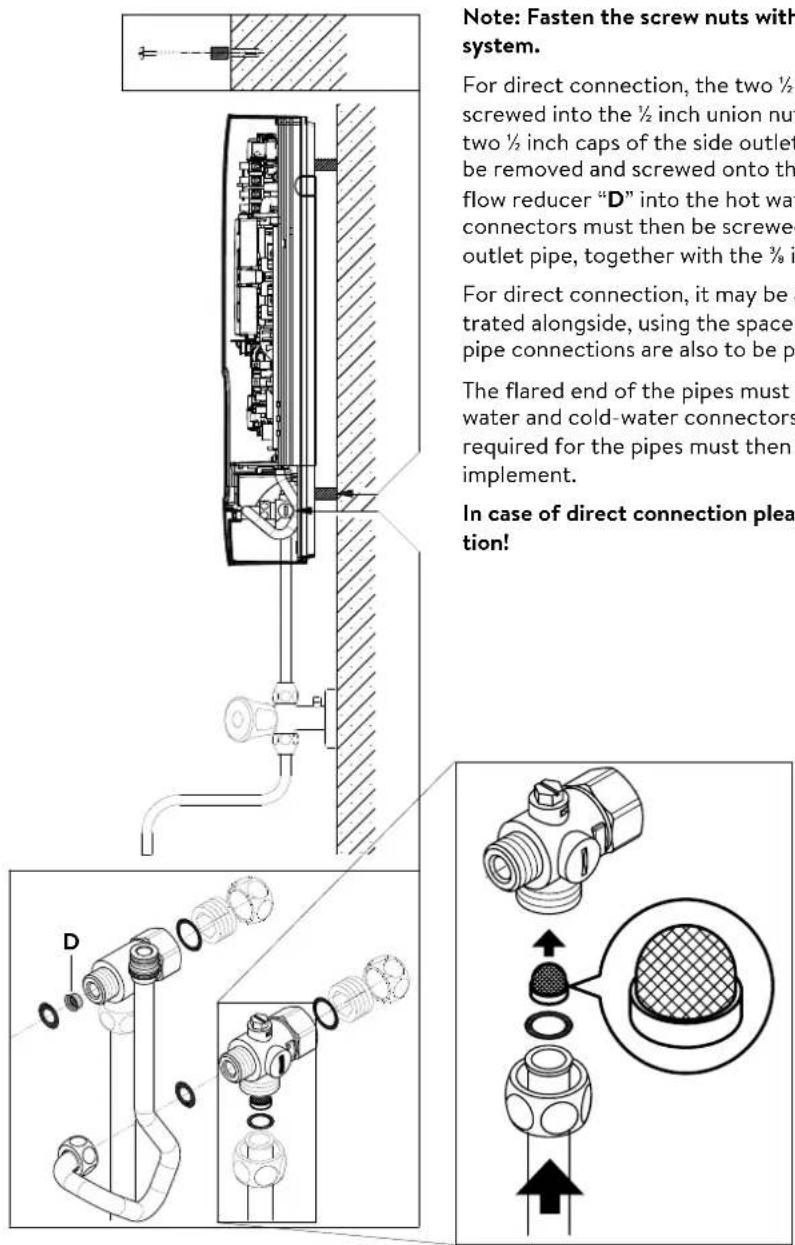 Clage DEX Next - Direct connection - 1