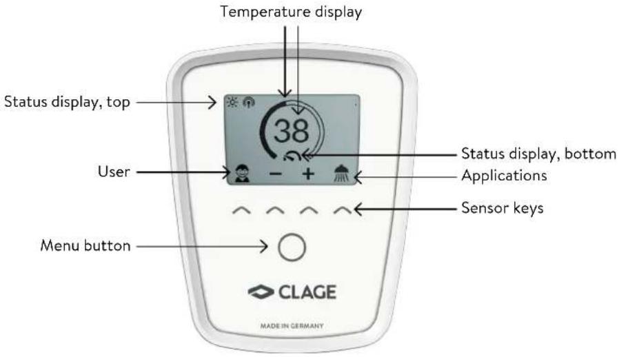 Clage DEX Next - Main screen - 1