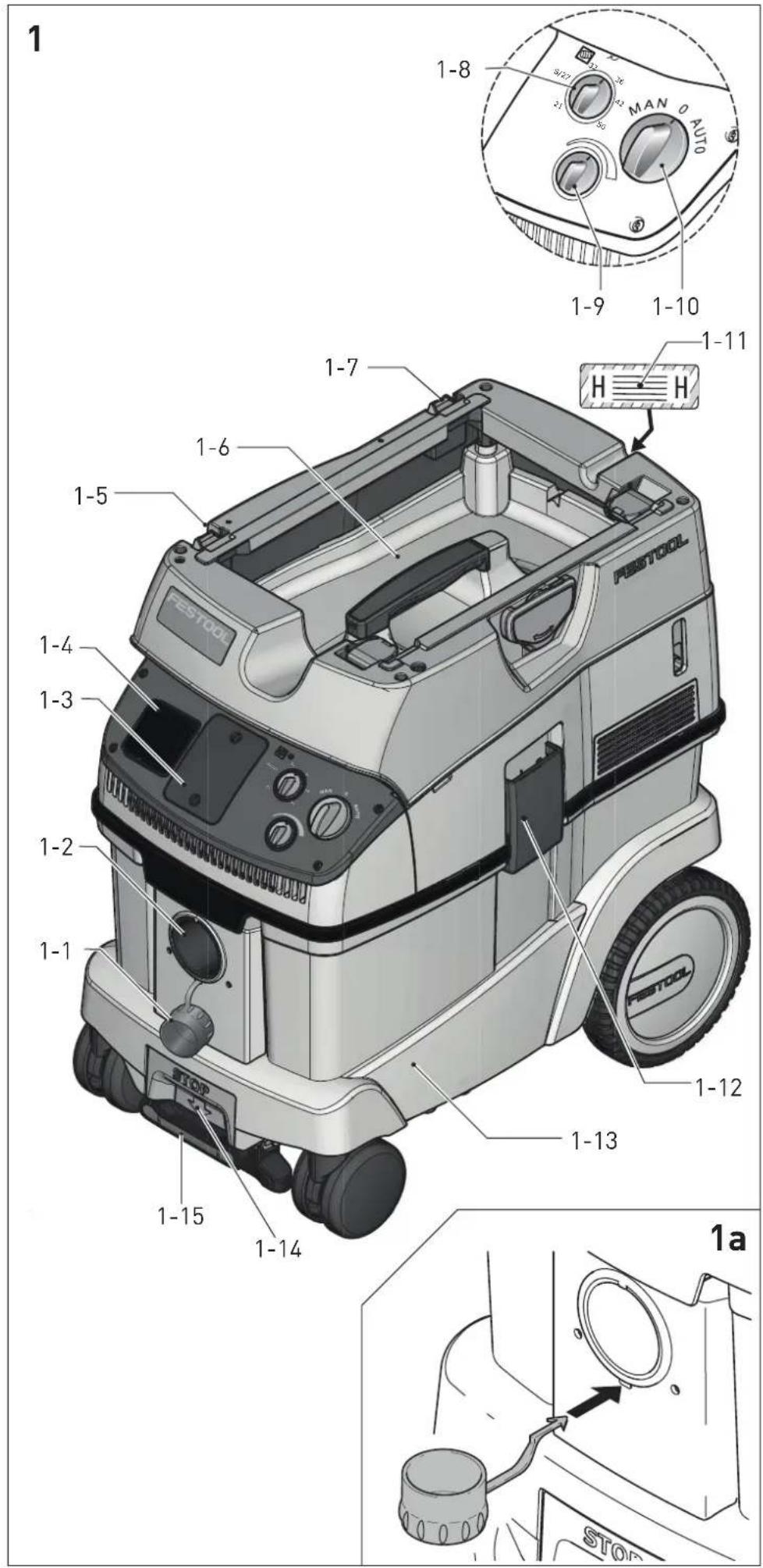 FESTOOL CTH 26 E/a - 1