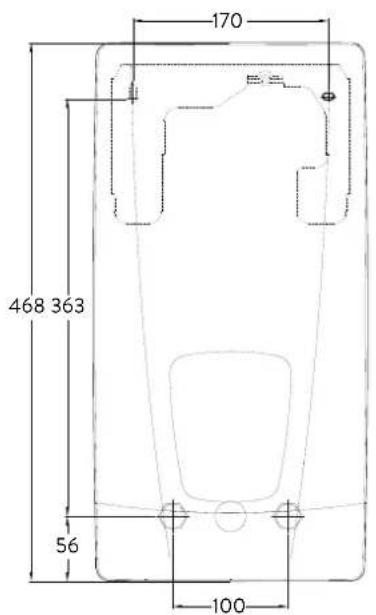 Clage DSX Touch - Abmessungen - 1