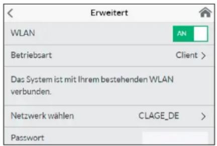 Clage DSX Touch - Verbindung über Bluetooth - 1