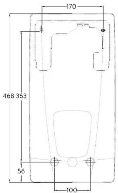 Clage DSX Touch - Dimensions - 1