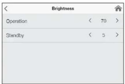 Clage DSX Touch - Definições "Settings" - 4