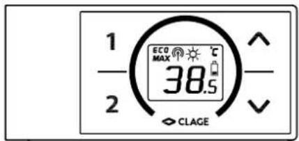 Clage DSX Touch - Radiocommande - 2