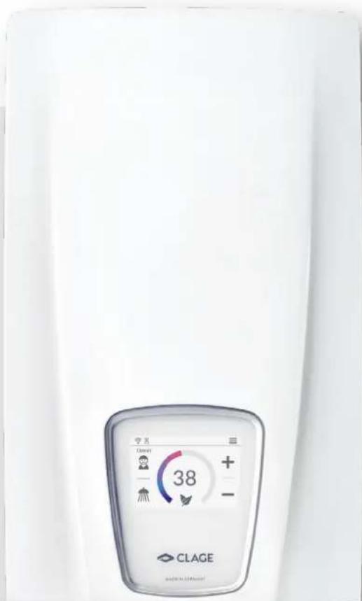 Clage DSX Touch - Gebrauchs- und Montageanleitung Operating and installation instructions - 2