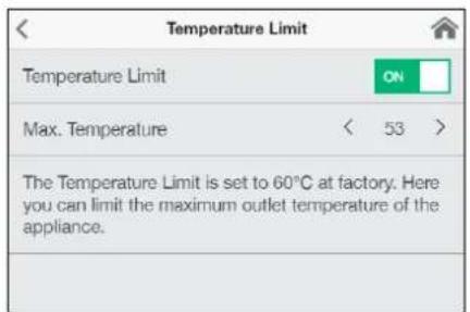 Clage DSX Touch - Definições "Settings" - 2