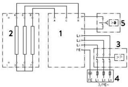 Clage DSX Touch - Elektrické připojení - 1