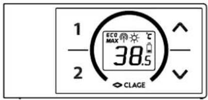 Clage DSX Touch - Afstandsbediening - 1