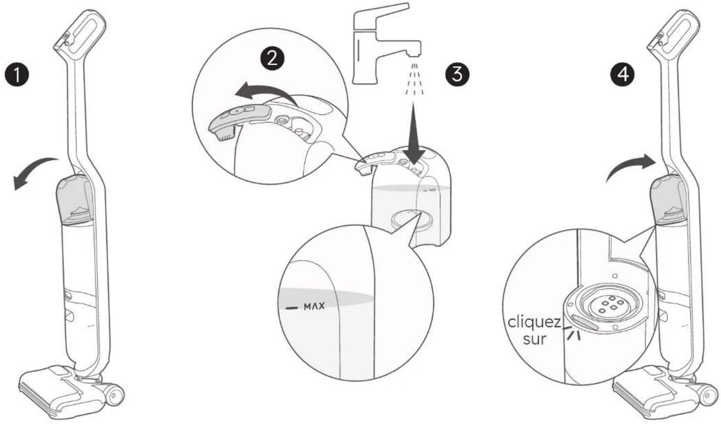 eufy Mach V1 Ultra - Ajout d'eau propre - 1