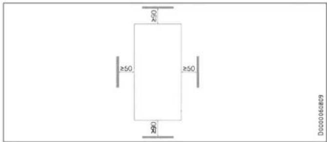 STIEBEL ELTRON DEL 27 Plus - Distances minimales - 1
