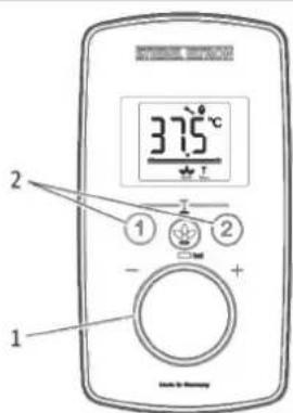 STIEBEL ELTRON DEL 27 Plus - Gevraagde temperatuur instellen - 1