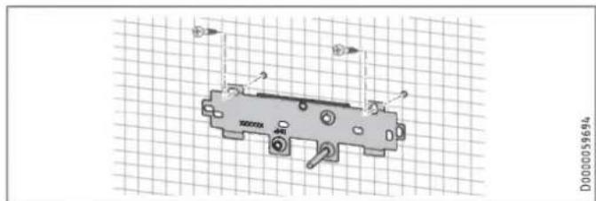 STIEBEL ELTRON DEL 27 Plus - Pose du support mural - 1