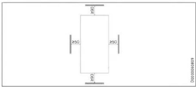 STIEBEL ELTRON DEL 27 Plus - Minimum clearances - 1
