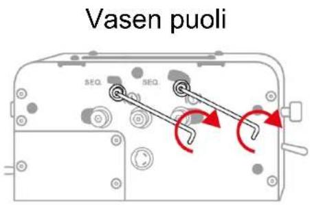Vasen puoli SEQ. SEQ.