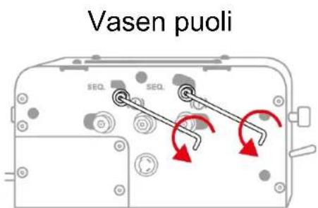 Vasen puoli SEQ. SEQ.