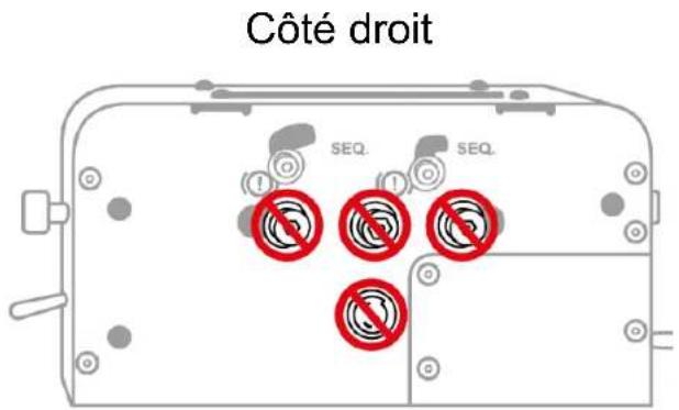 Côté droit SEQ. SEQ.