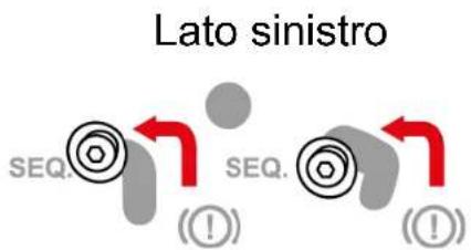 Lato sinistro SEQ. (!) SEQ. (!