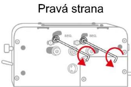 Pravá strana SEQ. SEQ.