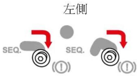左側 SEQ. SEQ. (!) (!)