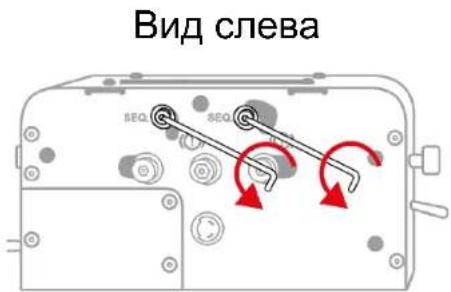 Вид слева