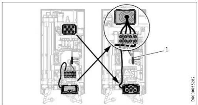 STIEBEL ELTRON DHE 18/21/24 - Elektrische aansluiting inbouw boven - 2
