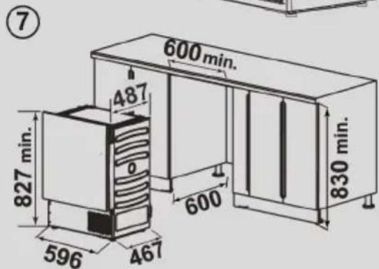 HAIER HDBI H7A2TBEX-S - MOUNTING THE FURNITURE DOOR - 8
