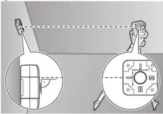 BOSCH LR 65 Professional - Režim CenterFind (viz obrázek C) - 1