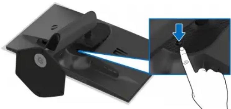 ALIENWARE AW2724HF - Enlever le pied du moniteur - 1