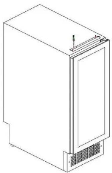 AVINTAGE AVU54TDZX1 - Installing the handle - 1