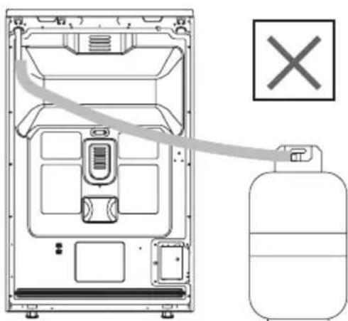 LA GERMANIA DA1GW - Gas hose passage way - 2
