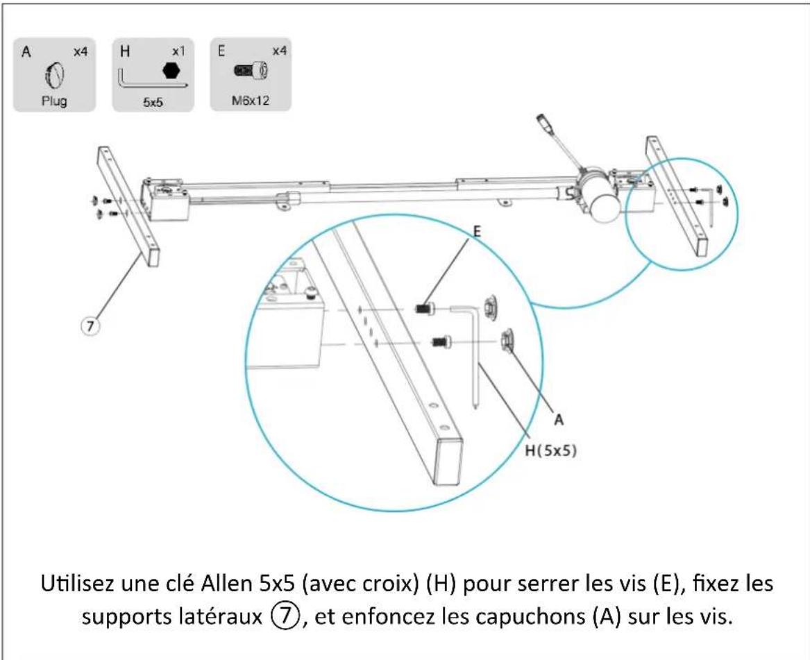 Digitus DA-90432 - Installation des supports latéraux - 1