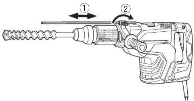 HiKOKI DH45MEY - Inspisere boringsbitene - 9