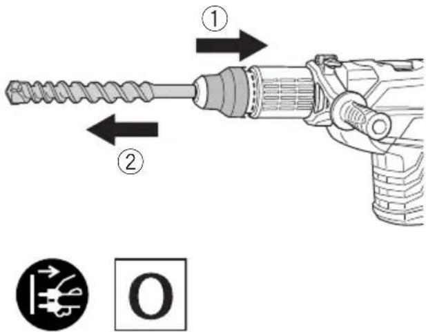 HiKOKI DH45MEY - Inspisere boringsbitene - 1