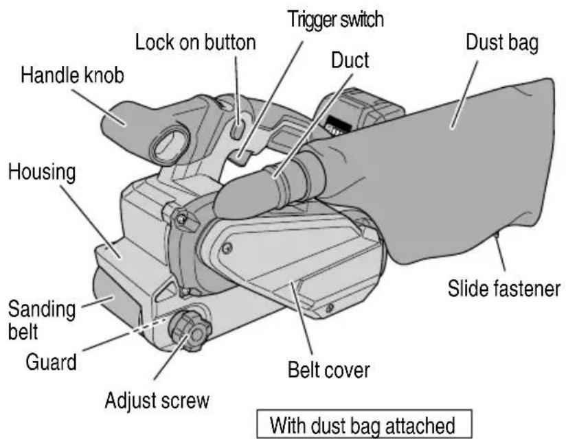 HiKOKI SB 3608DA - Cordless Belt Sander - 1