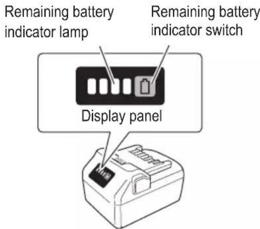 HiKOKI WR18DH - Remaining battery indicator - 1