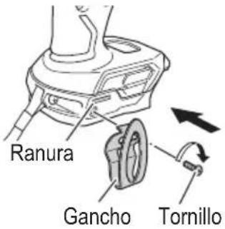 HiKOKI WR18DH - Retirada del gancho. - 2