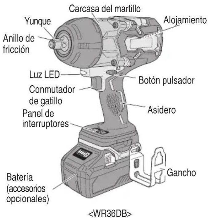 HiKOKI WR36DA - Llave de impacto a batería - 2