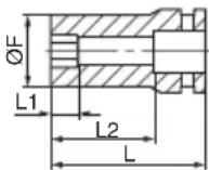 HiKOKI WR36DA - Douille longue - 2