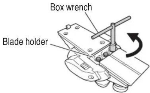 HiKOKI P 20ST - Cutter blade disassembly - 1
