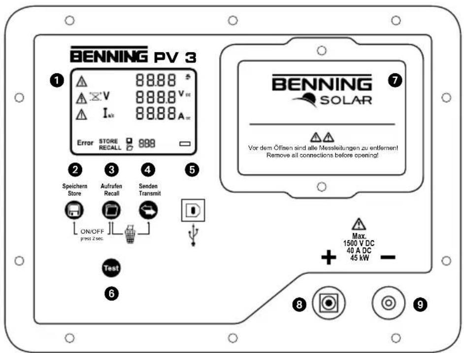 BENNING PV 3 - Beschrijving van het apparaat - 1