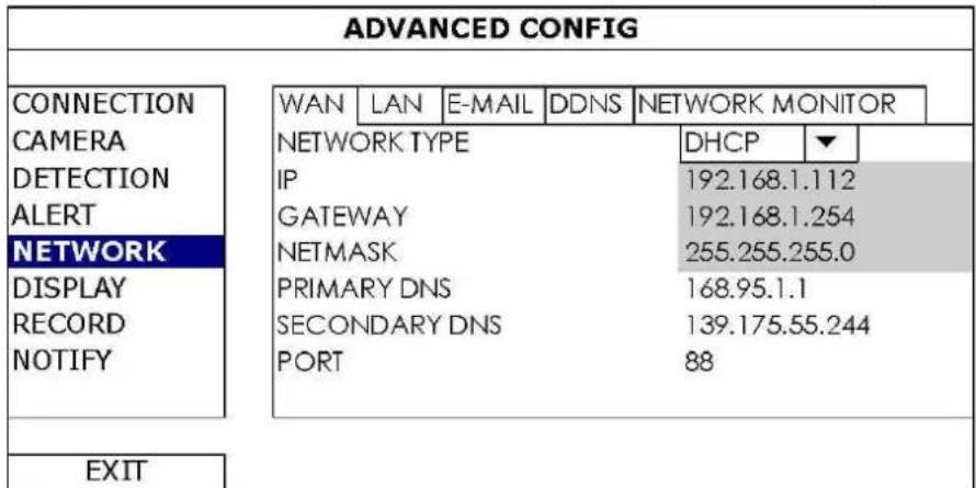 AVtech NVR3 - Configuring the WAN Port - 1